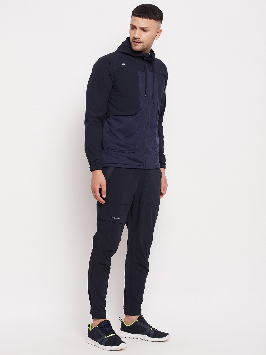 Cargo Track Top Upper – Navy Blue - T10 Sports